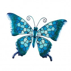 Декоративное настенное украшение "Бабочка синь", 32х2х23 см